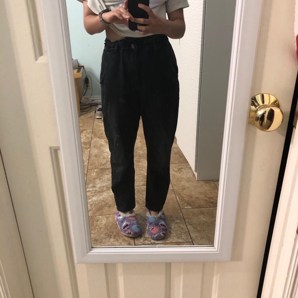 Zara paperbag jeans